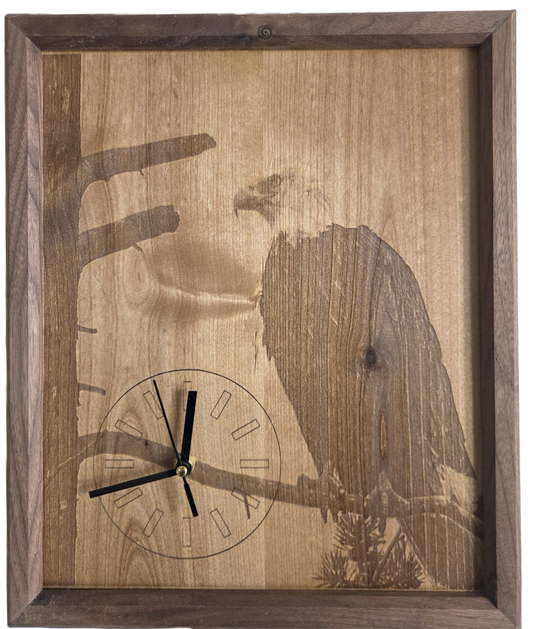 Bald Eagle Clock