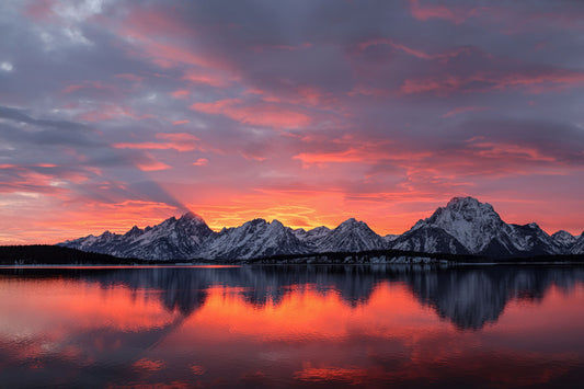 Teton Range Sunset